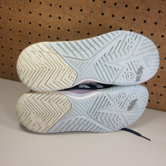 Asics Navy and White Athletic Shoes - Picture 7 of 8